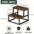 2-Step Wooden Step Stool Heavy Duty for Adults ¨C Solid Wood Two Tier Stepping Stool, Multifunctional Bedside Step Ladder, Portable Non-Slip Foot Stool for Bathroom, Bedroom, Kitchen, Office ¨C Easy to Carry, Durable Build