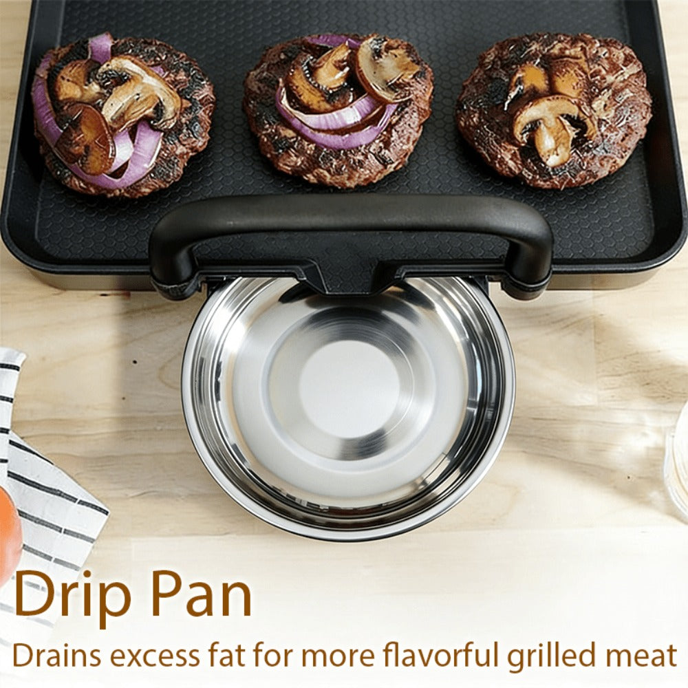 Electric Griddle with Non-Stick Coating - Large Submersible Cooking Surface, Make 15 Eggs at Once, Hassle-Free Cleanup, 2 Sizes Available - Perfect for Breakfast, Pancakes & Family Cooking