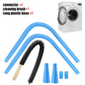 Dryer Vent Cleaner Kit Vacuum Hose Attachment Lint Remover Brush Flexible Dryer Duct Cleaning Tool for Removing Lint Debris Blockage from Dryer Vents and Exhaust Ducts