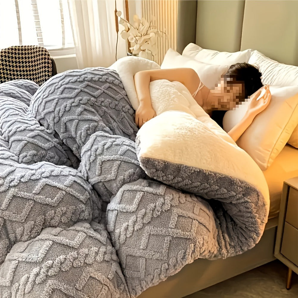 Taffeta Comforter All Season ¨C Soft, Thick & Warm Quilt for Bedroom, Guest Room & Hotel | Machine Washable | Twin Full Queen King