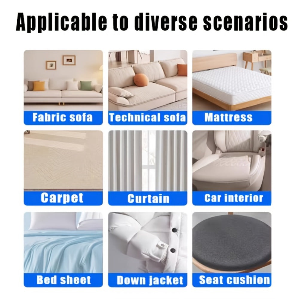 Dry Cleaning Spray for Sofa, Carpet & Leather ¨C Waterless Fabric Stain Remover Spray with Glycerin, Quick Upholstery Cleaner Safe for Indoor Furniture, Bedroom & Living Room Use