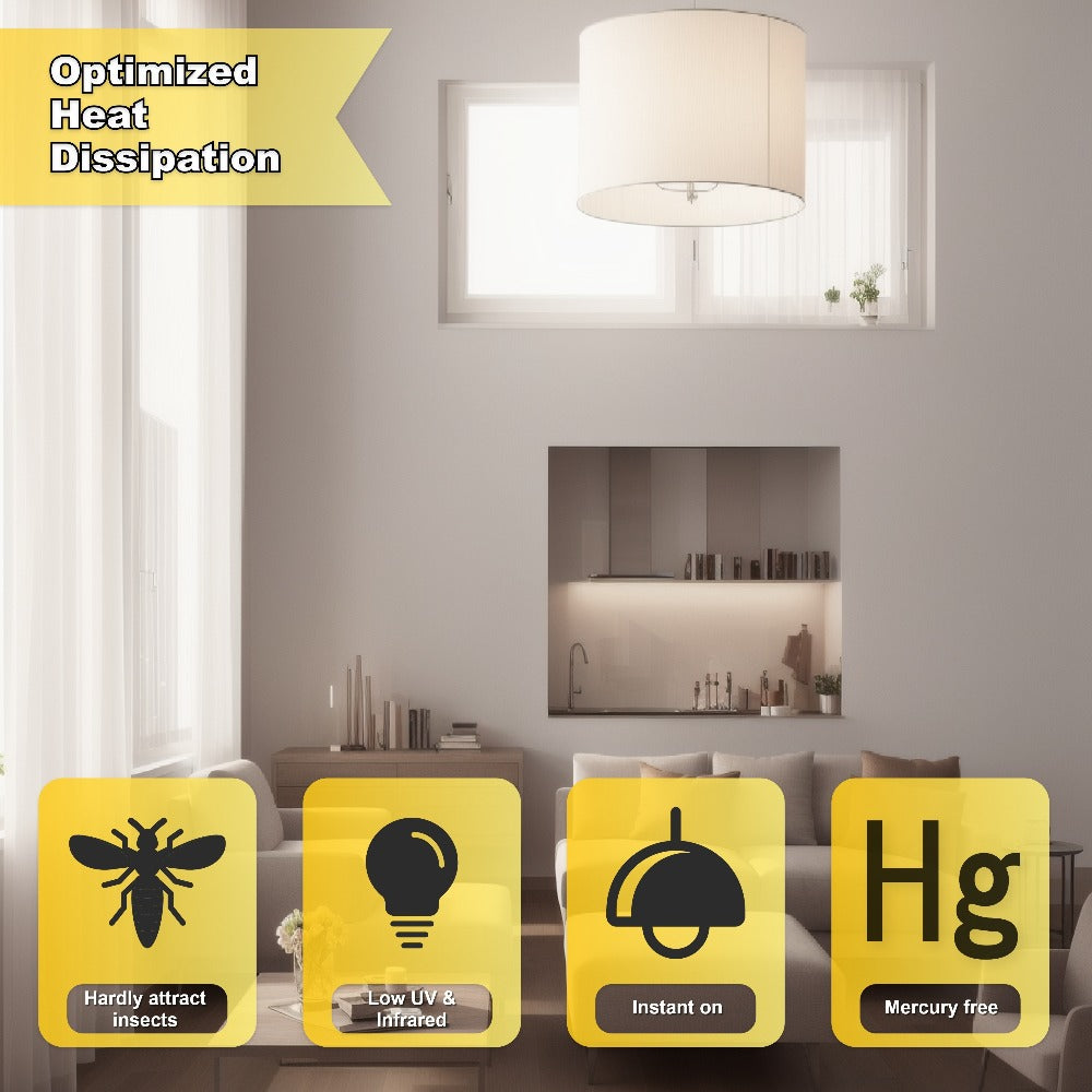 LED Edison Bulbs ST64 6 Pack 6W 60W Equivalent - E26 Vintage Filament Globe Bulb 700LM Flicker-Free Non-Dimmable, 2700K Warm White or 5000K Daylight White, 15000Hrs Lifespan for Chandelier Ceiling Fan Pendant Light Table Lamp Home Decor