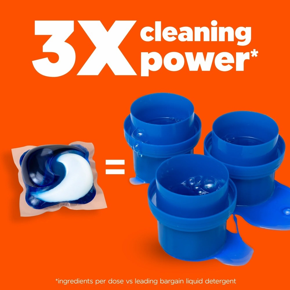 Tide PODS Liquid Laundry Detergent Packs Spring Meadow Scent 16 Count Pre-Measured Pods Stain Remover HE Compatible Top Load Front Load Washing Machine