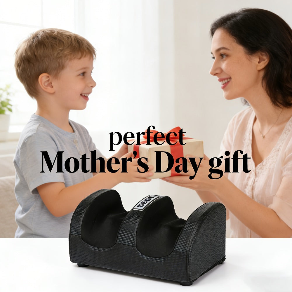 Foot Massager with Heat Compression Air Pressure for Athletes Blood Circulation Muscle Relaxation Electric Foot Massage Machine Father's Day Mother's Day Gift