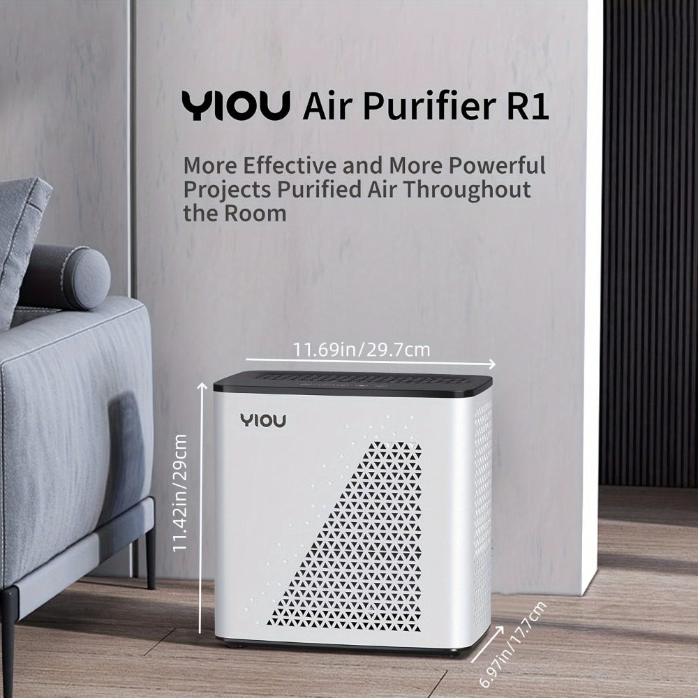 HEPA H13 Air Purifier for Large Room Up to 1295 Sq Ft | 20dB Ultra-Quiet, PM2.5 Display, Auto Mode & Timer | Removes Smoke, Pollen, Pet Dander & Allergens | Bedroom, Living Room & Office | Black & White