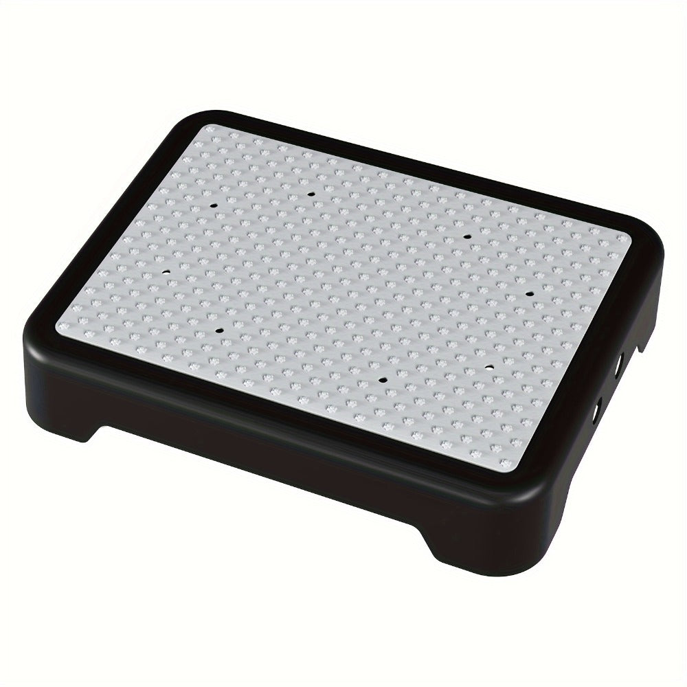 Non-Slip Step Stool Heavy Duty 550LBS Capacity Portable One Step Platform for Elderly Adults - Anti-Slip Rubber Mat Height Adjustable Indoor Outdoor Use Bed Car Door Bathroom Stair