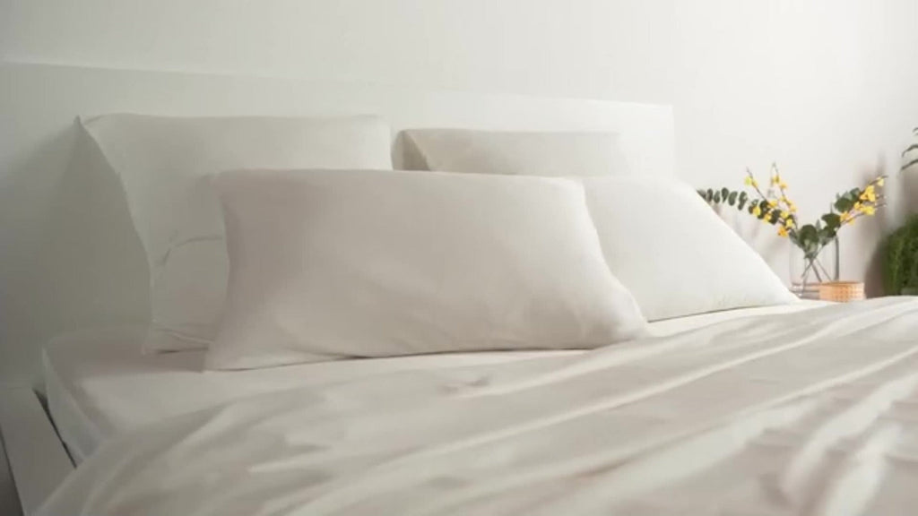 Bamboo Bed Sheets Set Twin Full Queen King ¨C Cooling Breathable Viscose Fitted Sheet for Hot Sleepers Hotel Luxury Deep Pocket Bedding 13 Colors Available