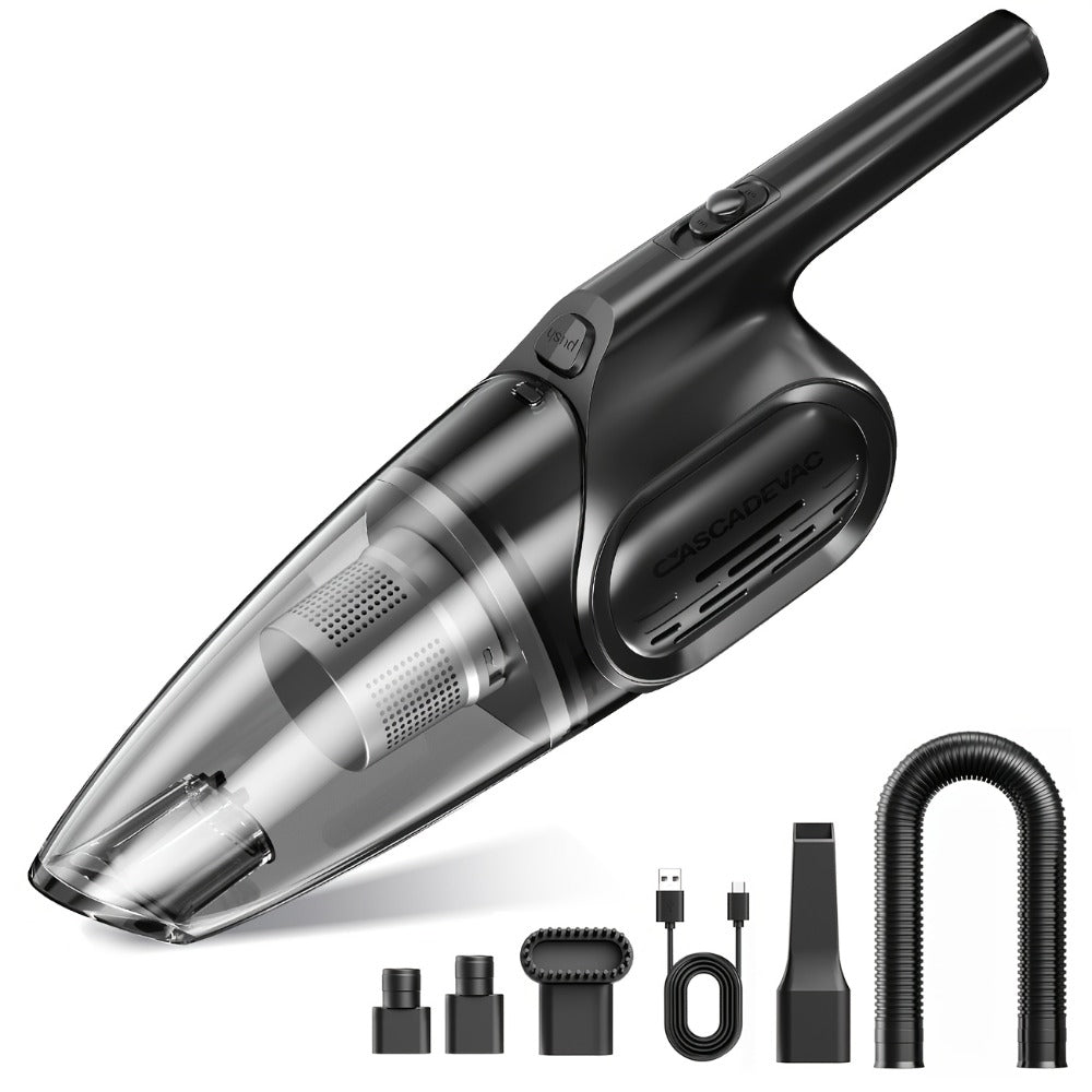 Handheld Vacuum Cleaner Cordless 6000PA Powerful Suction | Dual Filtration Low Noise Portable Mini Vacuum for Car Interior Pet Hair Kitchen Home Desk | Lightweight Compact Hand Vacuum | Multiple Colors