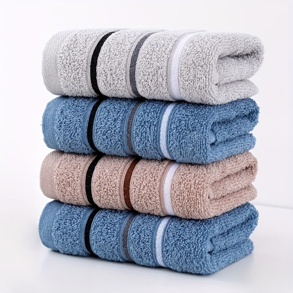 Washcloths 2 Pack Premium Soft Absorbent 102GSM Knit Fabric Face Towels Quick Dry Multipurpose Bath Washcloths for Body Face Kitchen Random Color Holiday Gift