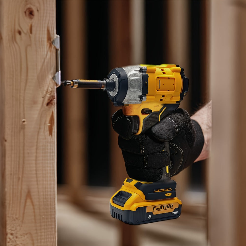 Cordless Impact Driver 1/4¡± Compatible with DeWalt 20V Battery | 0-2800 RPM Electric Impact Screwdriver with LED Indicator Light ¨C Ideal for Home Repair, Appliance & DIY Projects (Tool Only)