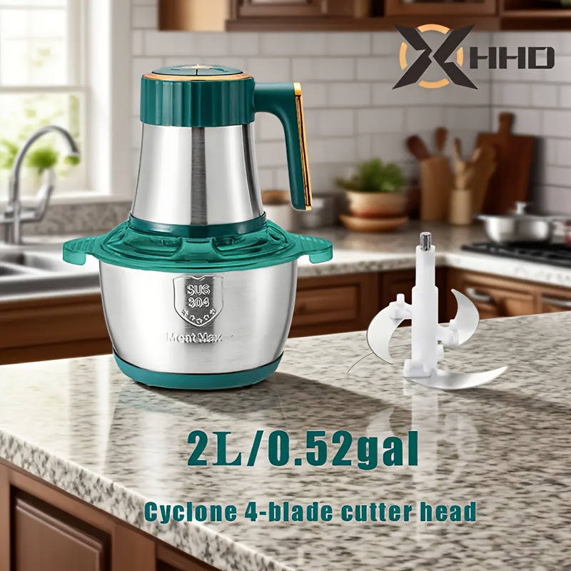 Electric Meat Grinder 5L 5-Speed ¨C Large Capacity Stainless Steel Food Processor, Blender & Filling Machine for Meat, Garlic, Chili & More