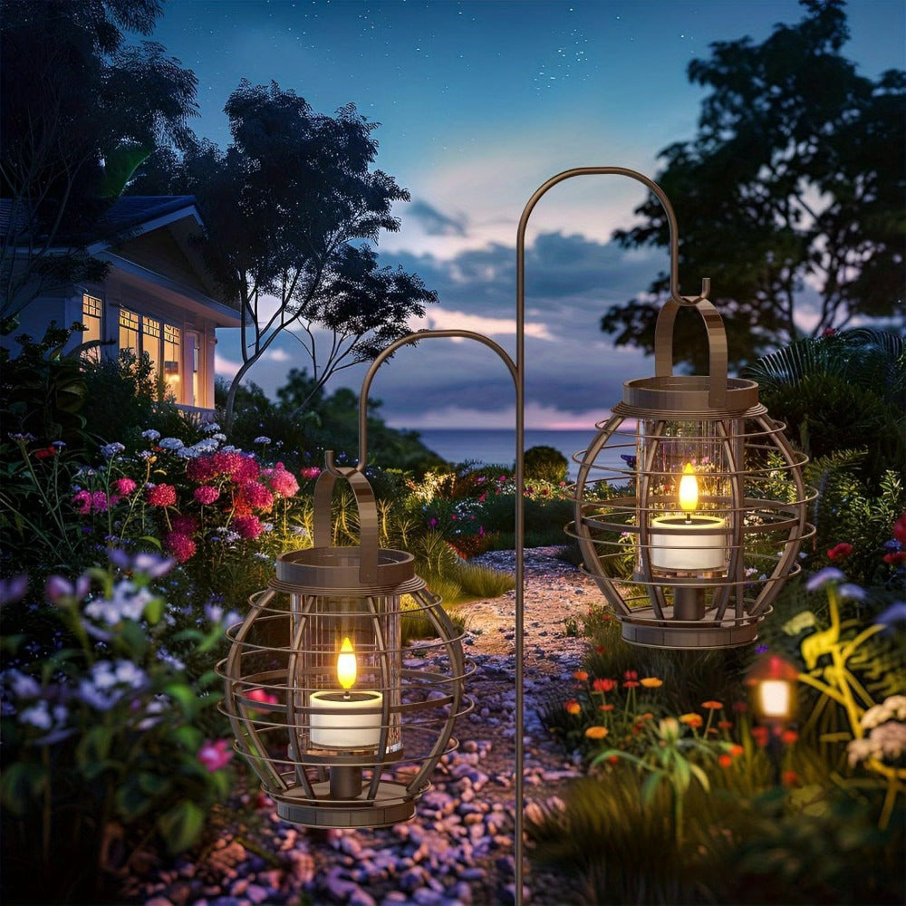 Solar Flameless Candles Outdoor Waterproof IP44 LED Tealight with Dusk to Dawn Sensor Flickering Warm Light for Garden Balcony Window Lantern Terrace Decor 4 6 12 Pack