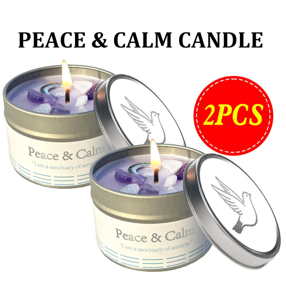 Manifestation Candles Scented Soy Wax with Golden Crystal ¨C Law of Attraction Abundance Candle for Meditation, Yoga & Focus | Spiritual Gift for Women with Guidance Card | Christmas, Birthday, New Year