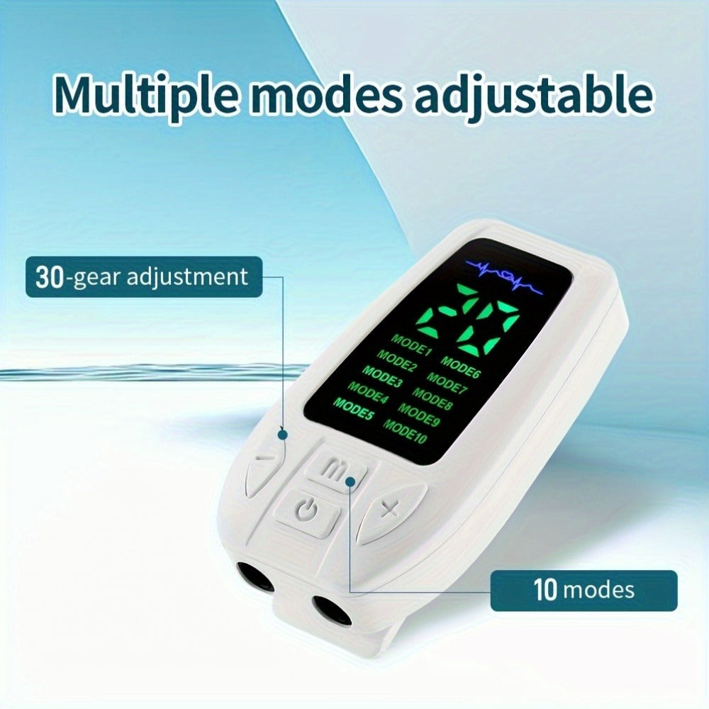 Sleep Aid Device EMS Microcurrent Therapy, Rechargeable Portable Insomnia Relief & Anxiety Reduction Device for Deep Sleep Improvement, 10 Modes Handheld Sleep Assistant for Adults