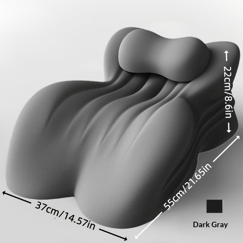 Wedge Pillow Memory Foam ¨C Ergonomic Cervical & Lumbar Support for Stomach, Side & Back Sleepers | Breathable Removable Washable Cover, Multi-Use for Sleep, Office & Reading, Great Gift for Couples
