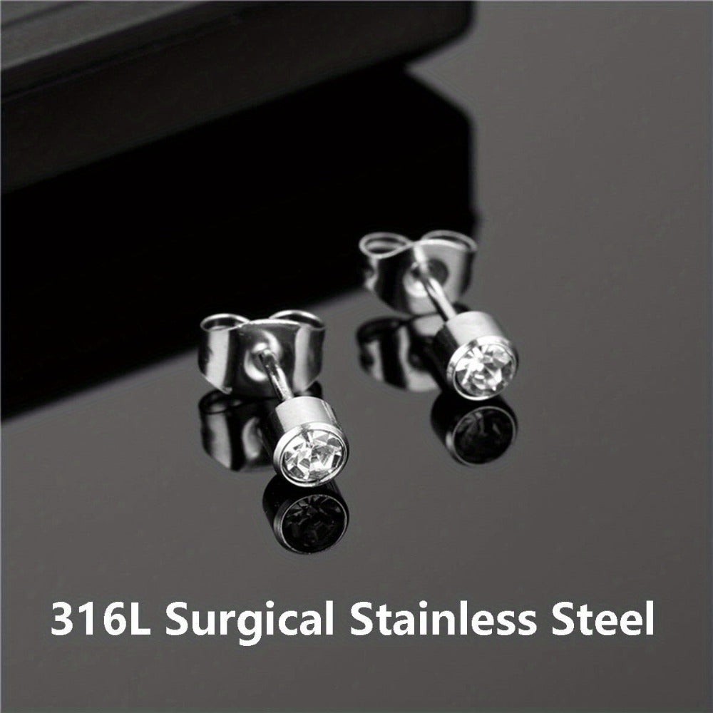 Ear Piercing Gun Kit with 24pcs Stainless Steel Studs ¨C Professional Self Piercing Tool for Ear & Nose with Marking Pen, Safe & Easy to Use for Home & Salon