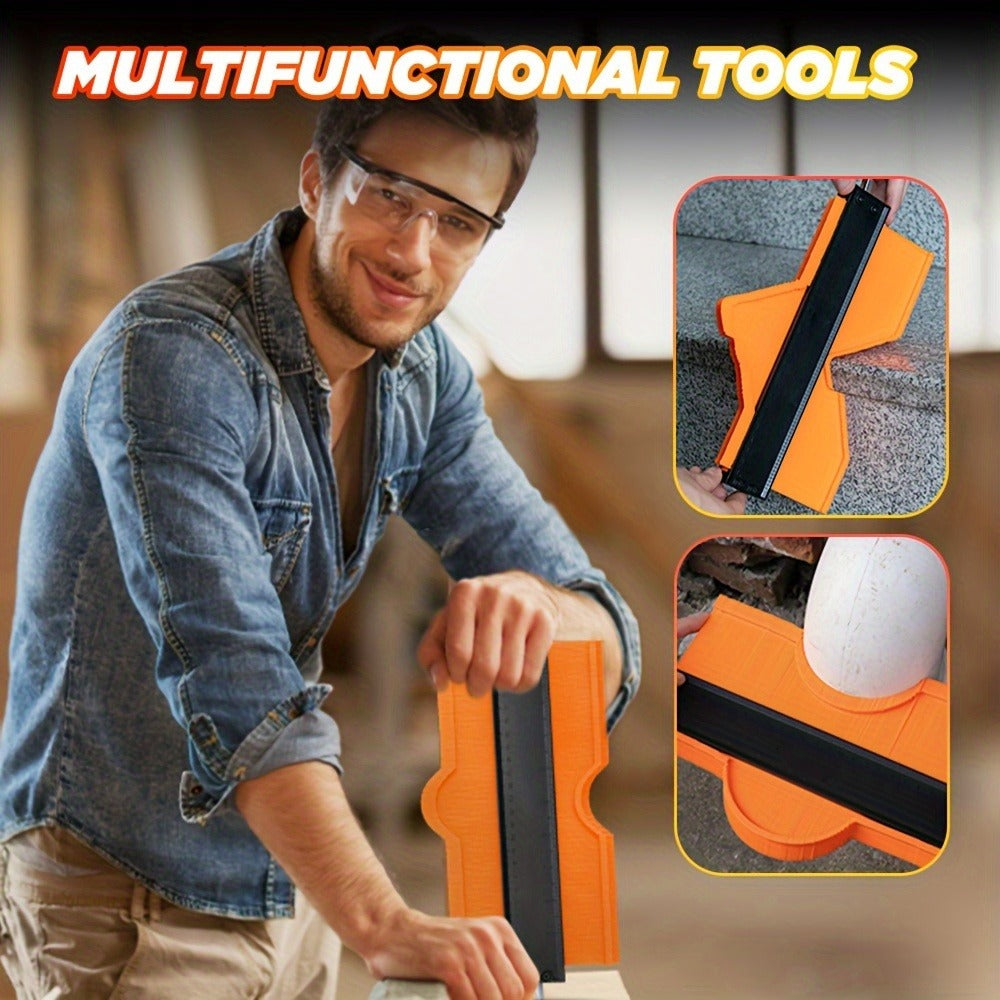 Contour Gauge Profile Tool with Lock ¨C 6 Inch & 11 Inch Shape Duplicator for Flooring, Tile, Woodworking, Carpet Cutting & Irregular Shape Tracing