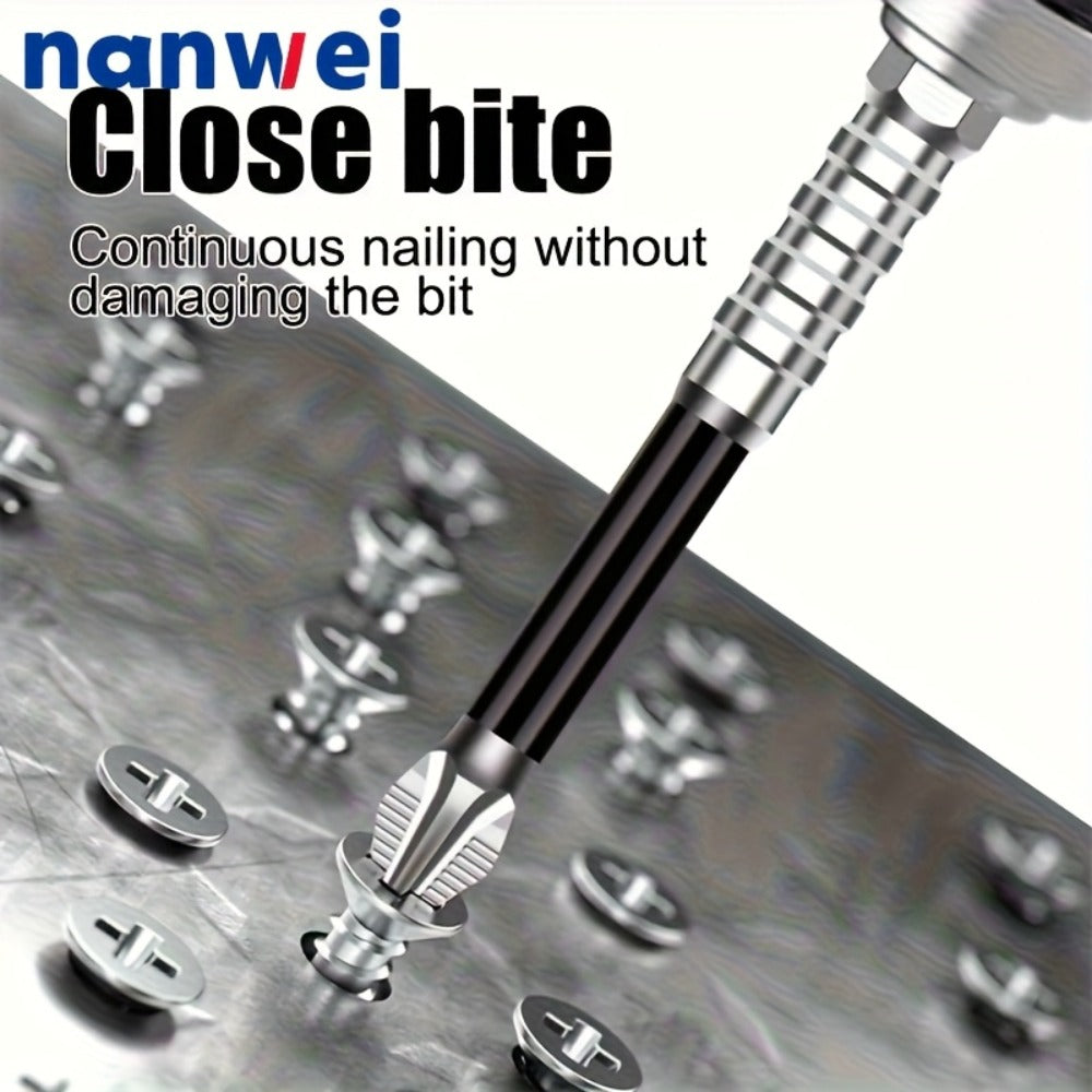 Magnetic Screwdriver Drill Bit Set Anti-Slip - K5 High Magnetic Power Bits in 50mm 65mm 70mm 75mm 90mm 150mm, Electric Screwdriver Bit Kit for Power Drills, DIY Home Repair & Professional Use