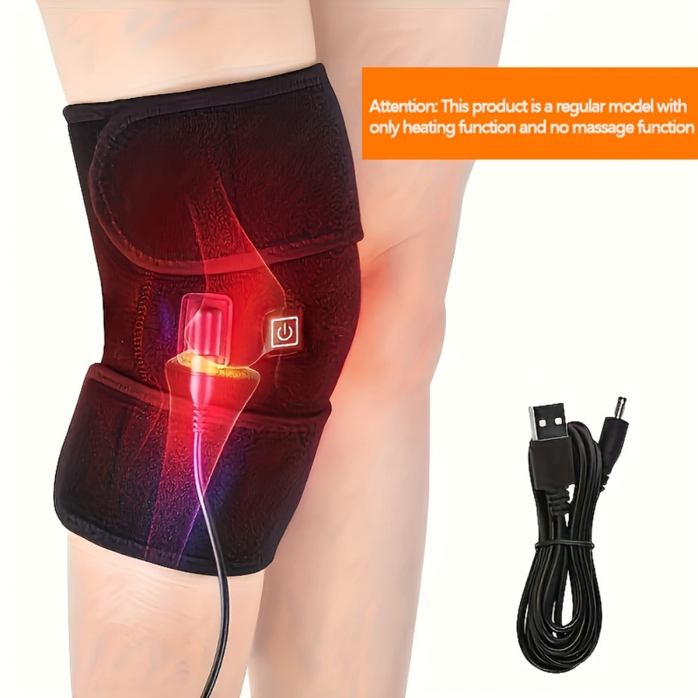 Heated Knee Massager with Heat and Vibration Massage ¨C Wireless Portable Electric Knee Brace Wrap for Pain Relief, Arthritis, Joint Stiffness ¨C 3-in-1 Shoulder Elbow Knee Heating Pad, Gift for Elderly
