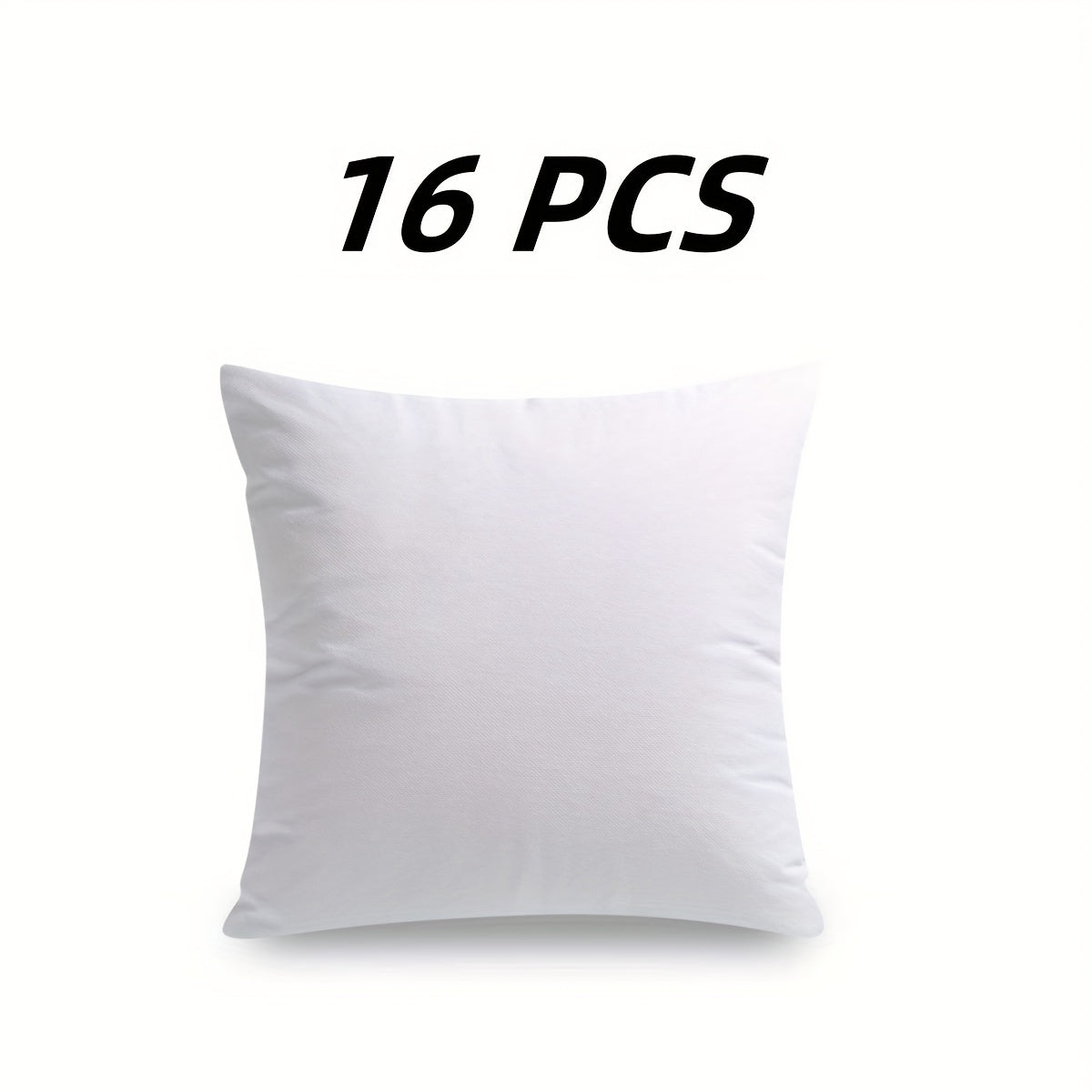 Pillow Inserts Square Microfiber Throw Pillow Inserts for Couch Sofa, Hypoallergenic 100% Virgin Fiber Fill, Indoor Outdoor Cushion Inserts for Office Patio Picnic