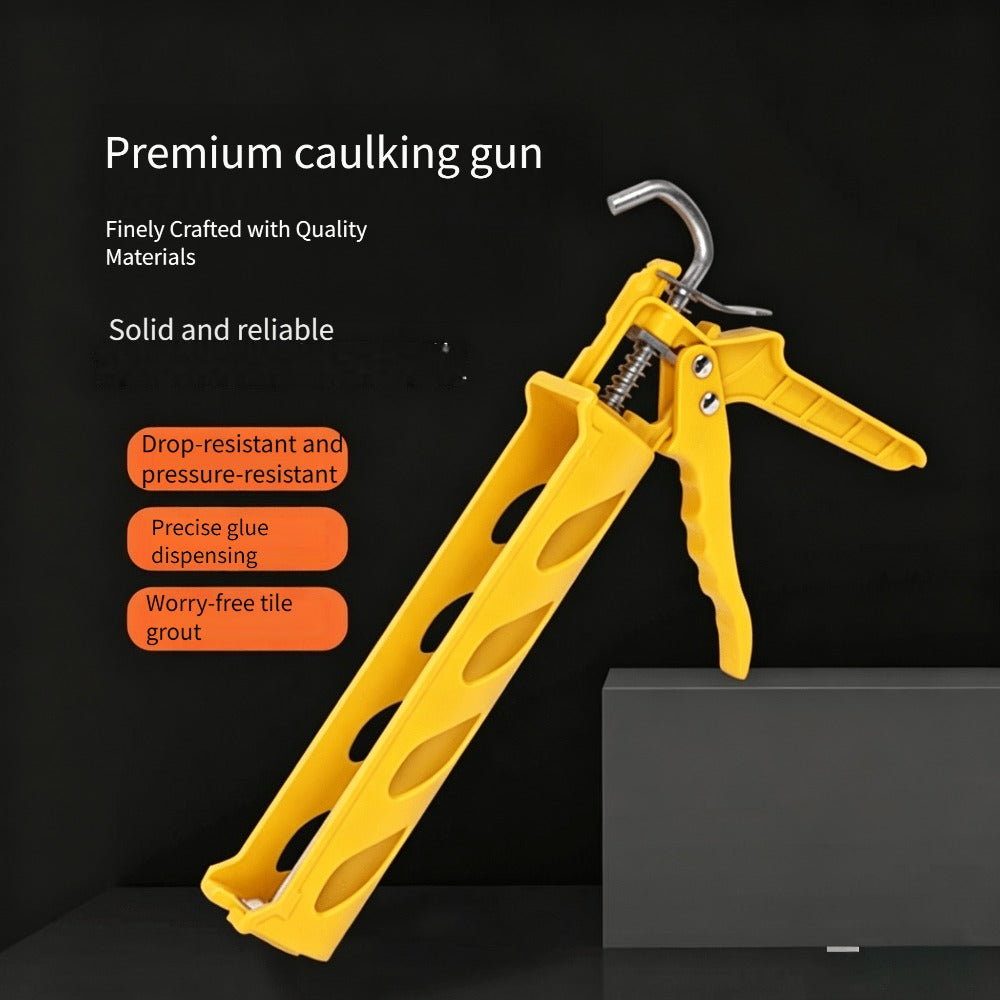 Caulking Gun Manual Drip-Free ¨C Lightweight Multi-Function Sealing Gun for Bathroom, Balcony, Doors & Windows, Home Decoration & Construction Projects, Easy-Squeeze Caulk Applicator