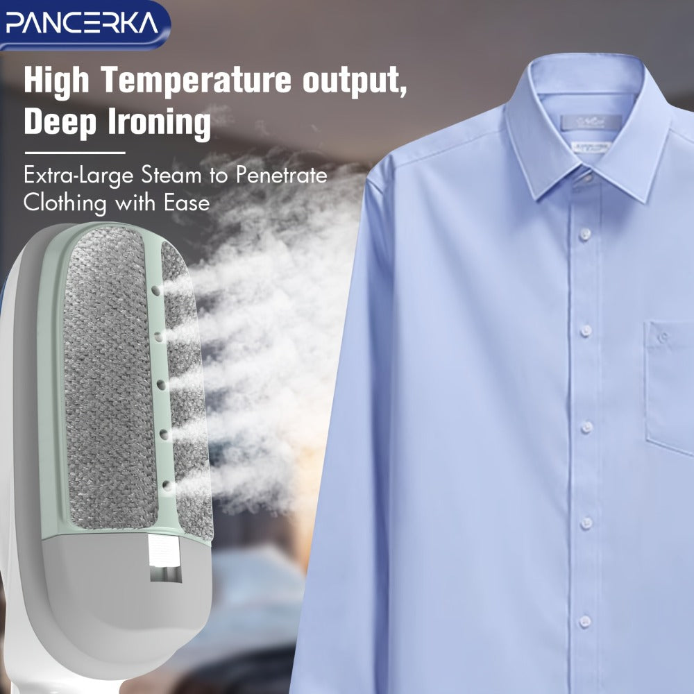 Portable Steam Iron Steamer Fast 25-Second Heat-Up Horizontal Vertical Steaming Dry Ironing Wrinkle Remover for Clothes Home Office Travel Compact Handheld Garment Steamer