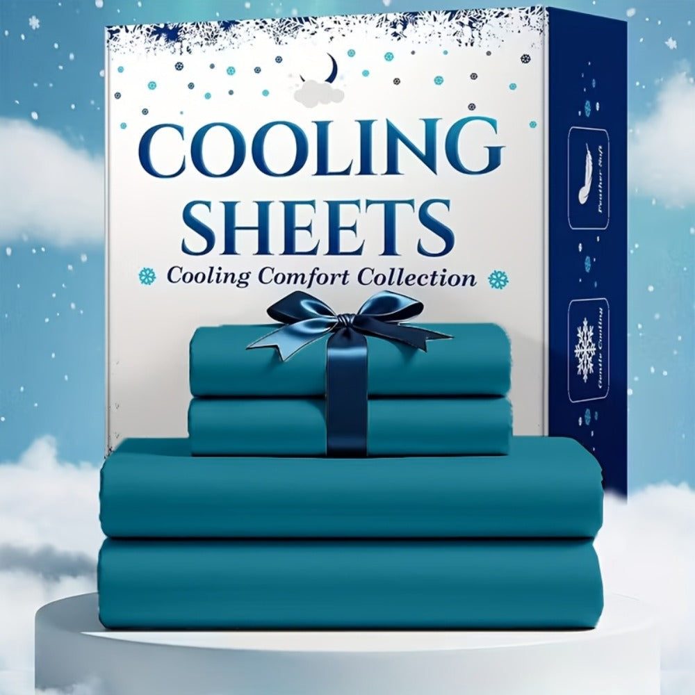 Bed Sheet Set Soft Breathable Cooling Microfiber Fitted & Flat Sheets with Deep Pockets ¨C Wrinkle Free Hotel Luxury Bedding in Multiple Colors & Sizes