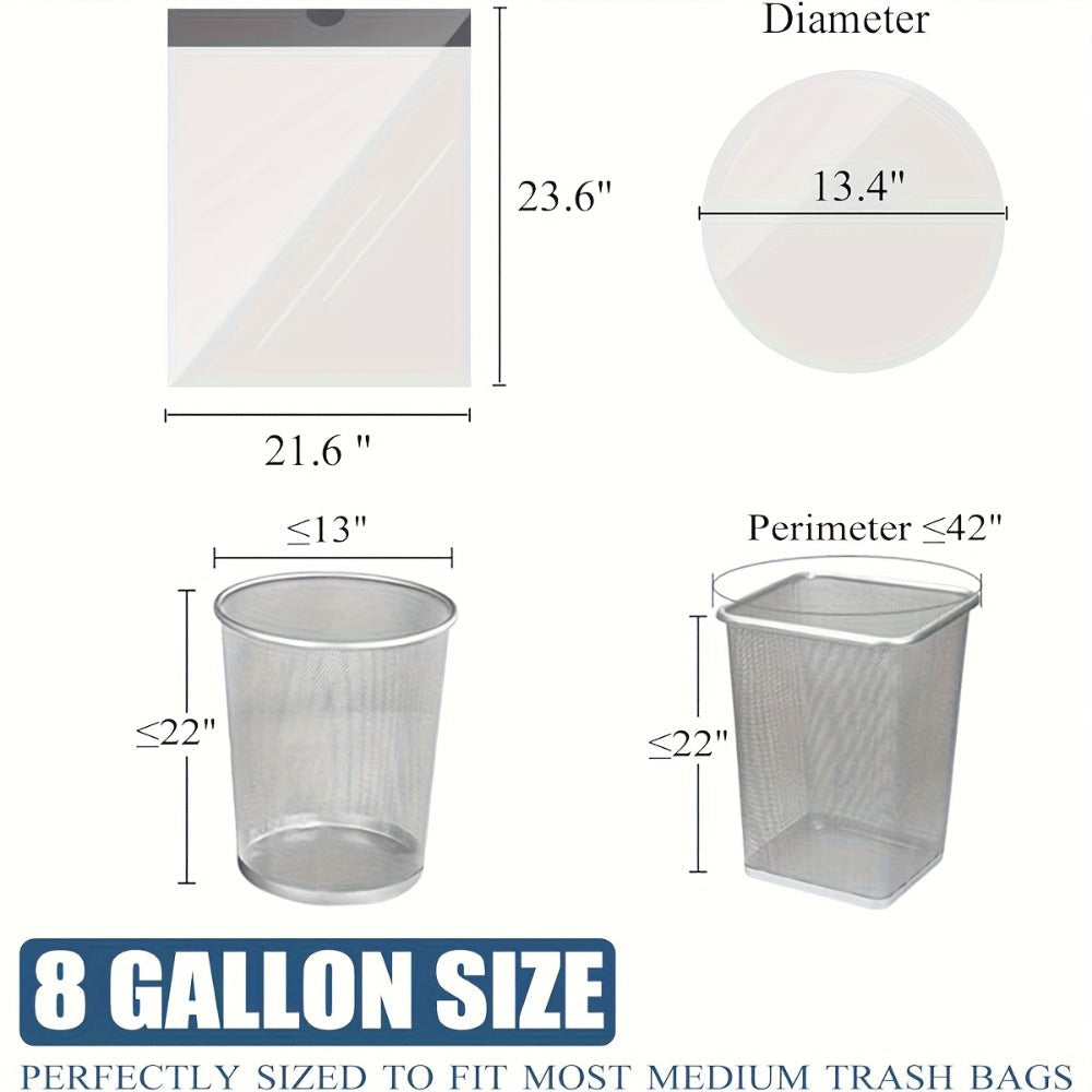13 Gallon Drawstring Trash Bags Extra Thick Tear Resistant Leak Proof Heavy Duty Garbage Liners for Kitchen Bathroom Office Restaurant High Traffic Areas 100 Pack 200 Pack
