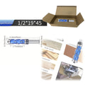Carbide Flush Trim Router Bit 1/2¡± Shank - Double Bearing Design, Precision Woodworking Template Trimming Bit, CNC Router Cutter for Wood, Plywood & Laminate, 45mm & 65mm Options