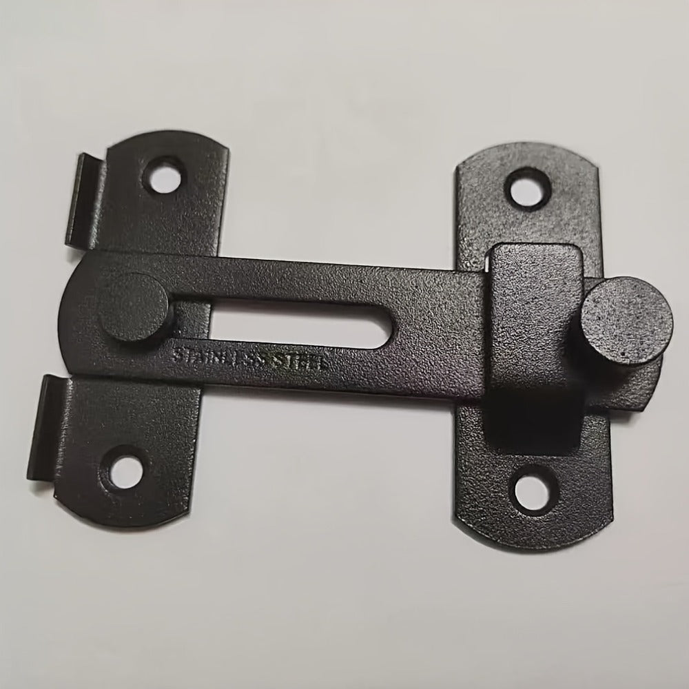 Stainless Steel Door Bolt Lock 180¡ã Flip Latch ¨C Set of 4 Heavy Duty Security Locks with 2 Keys for Garage Stable Bathroom Outdoor Gate Shed Fence Home Door