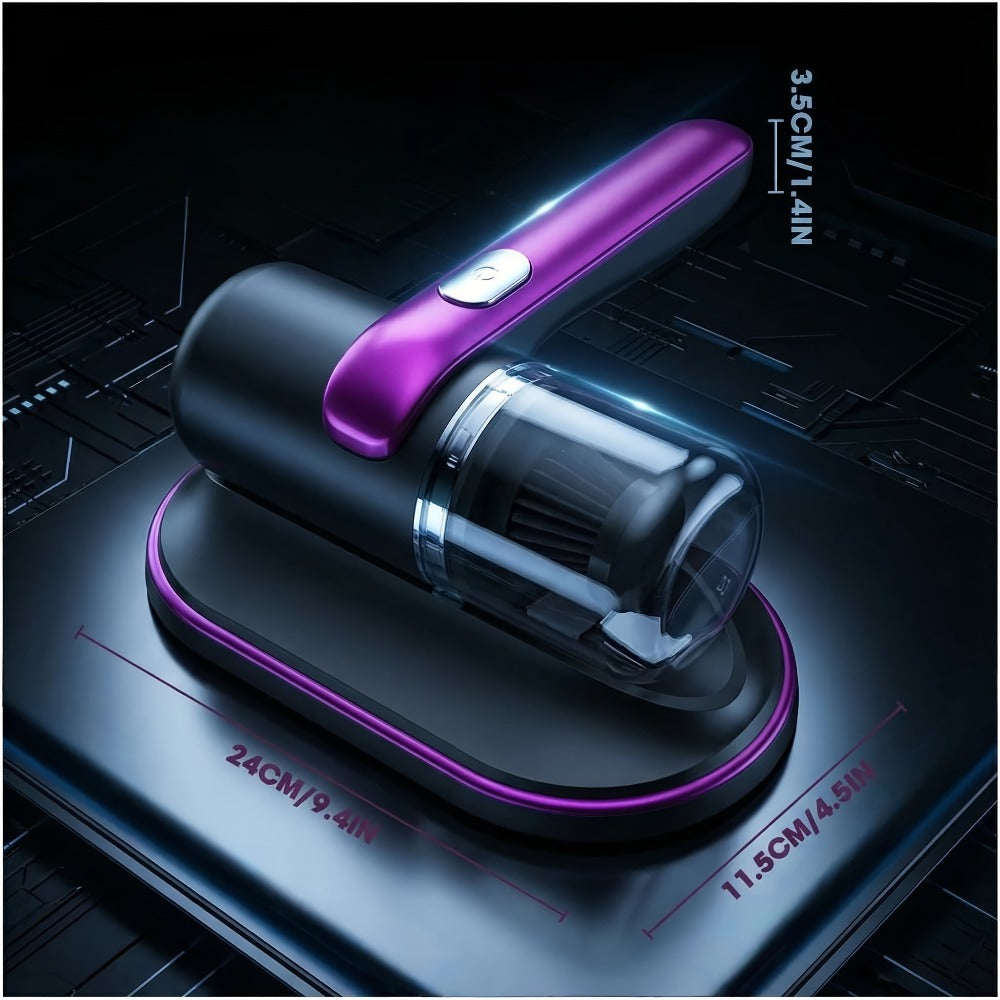 Handheld Mattress Vacuum Cleaner 12KPa ¨C Heavy-Duty Portable Bed Vacuum with Deep Cleaning, Low Noise, Allergen & Dust Mite Removal for Mattress, Sofa, Pillow & Upholstery