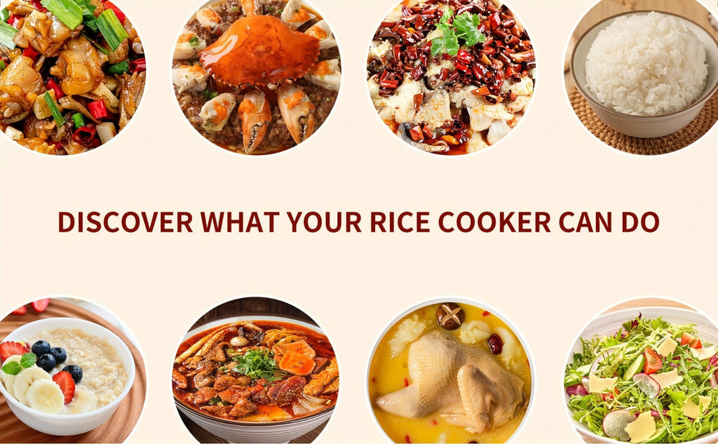 Rice Cooker & Yogurt Maker 1.5Qt ¨C 6-Cup Non-Stick Electric Rice Cooker with Auto Keep Warm, One-Touch, Stainless Steel Liner, Steamer for Rice, Oatmeal, Soup & Yogurt