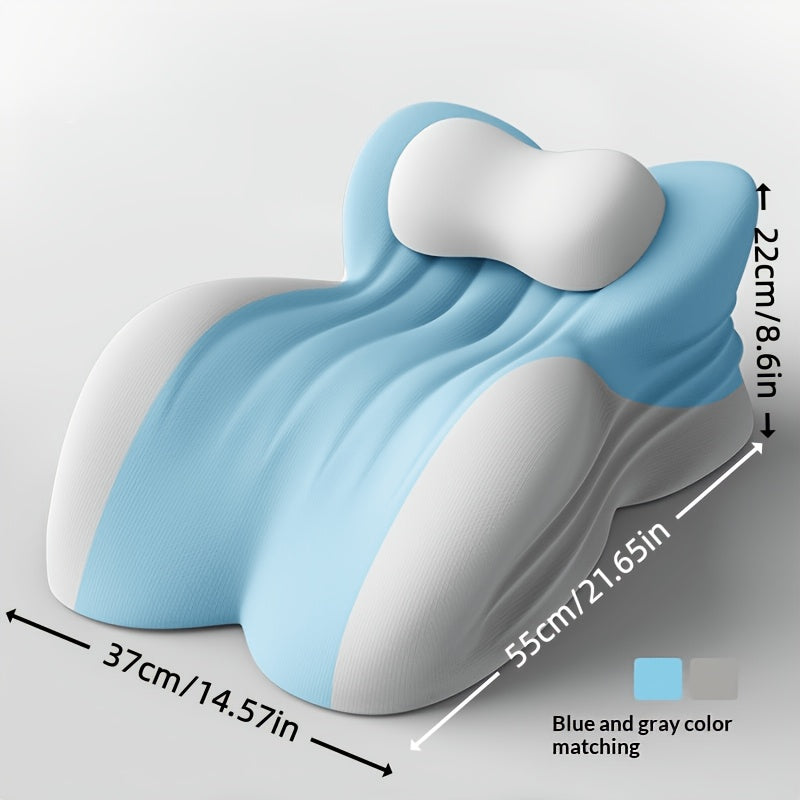 Wedge Pillow Memory Foam ¨C Ergonomic Cervical & Lumbar Support for Stomach, Side & Back Sleepers | Breathable Removable Washable Cover, Multi-Use for Sleep, Office & Reading, Great Gift for Couples