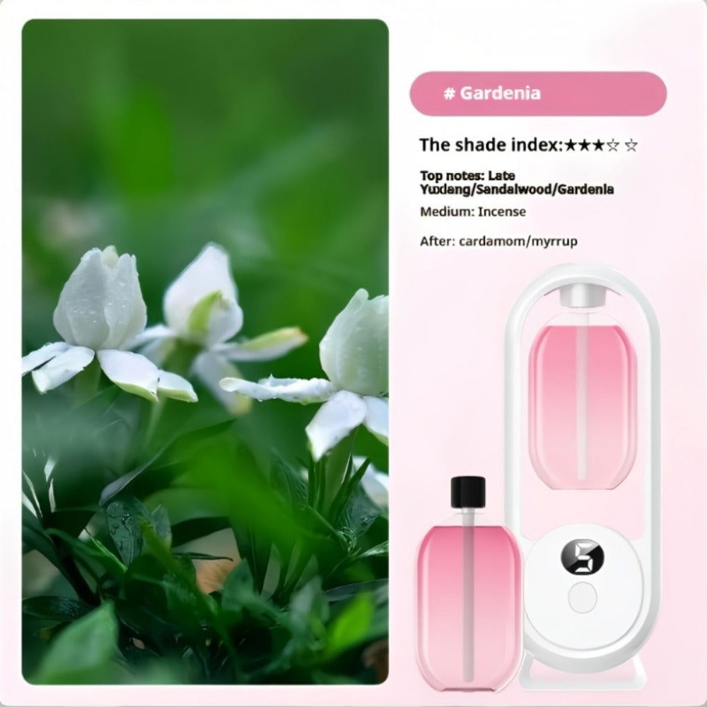 Aromatherapy Diffuser with Essential Oils Included | 4.06oz Cute Portable Aroma Diffuser with LED Light for Office, Bedroom & Bathroom | Long-Lasting Home Fragrance Air Freshener Gift | 9 Scents