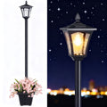 Solar Post Light Outdoor Garden Pathway Lamp IP44 Waterproof 60LM Warm White LED ¨C Solar Powered Landscape Stake Light for Yard Driveway Patio Walkway Christmas Holiday Decoration