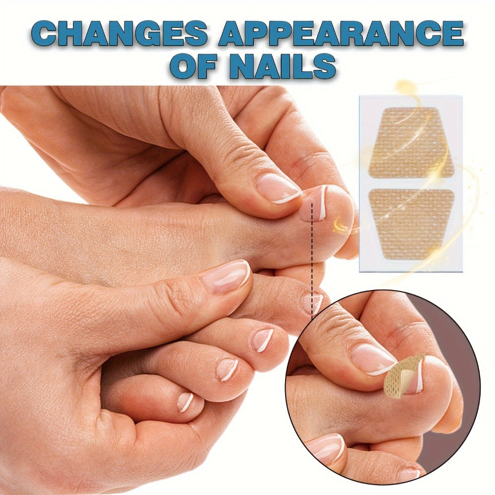 Nail Repair Patches 88Pcs ¨C Protective Nail Strengthening Stickers for Fragile, Thin, Cracked Toenails & Fingernails | Works for Men & Women, Easy Peel-and-Stick Nail Care Treatment