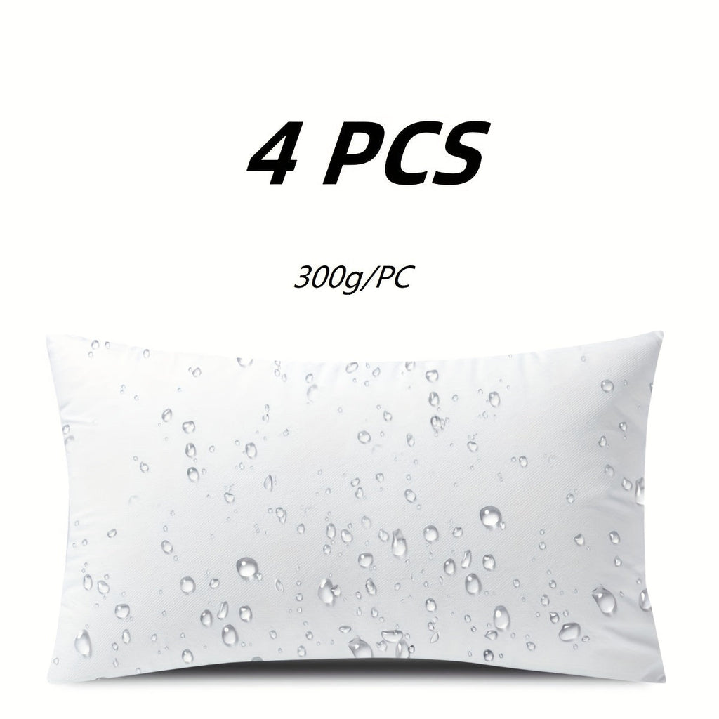 Pillow Inserts Square Indoor Outdoor Decorative Cushion Filling - Woven Fabric 200g+ Stuffing for Throw Pillows Couch Sofa Patio, White, Pack of 2 or 4, Multiple Sizes 12x20 16x16 18x18 20x20 22x22