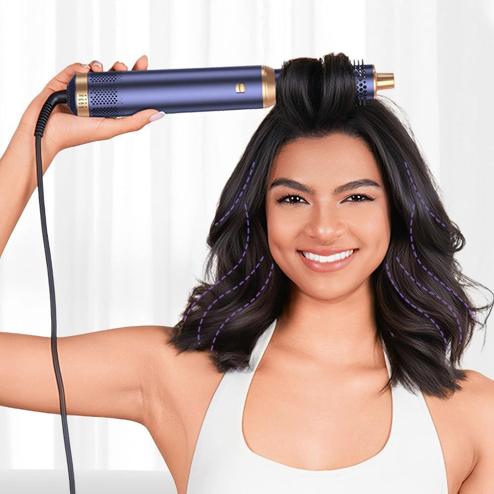 5-in-1 Hair Dryer Brush Set ¨C Blow Dryer Brush with Curl, Straighten, Volumize & Smooth, Hot Air Styler for All Hair Types, Professional Styling Wand