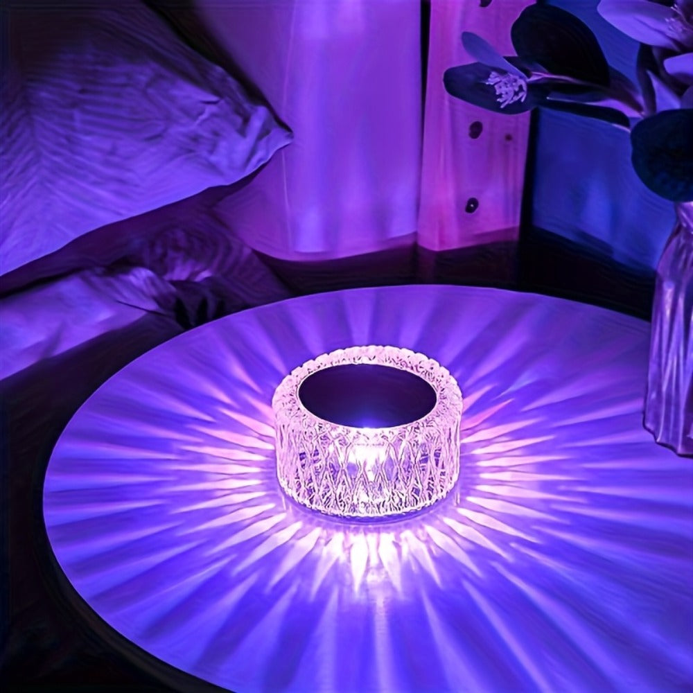 Touch Night Light 16 Color Rechargeable LED ¨C 3-Level Brightness Portable Bedside Lamp with USB Charging for Bedroom, Restaurant, Camping & Home Decor