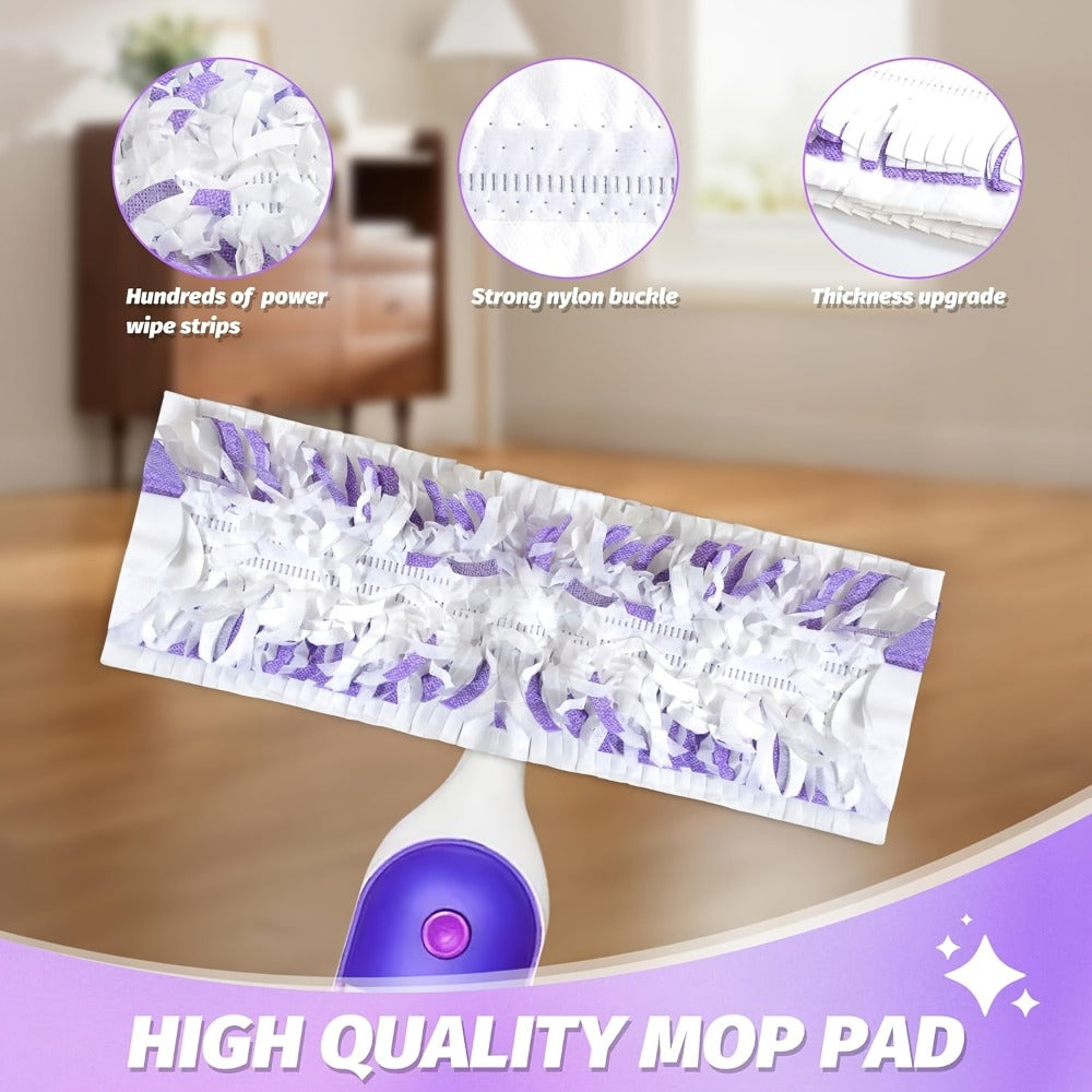 Mop Pads Refills Compatible with Swiffer PowerMop Dry and Wet Use Disposable Multi-Surface Floor Cleaning Pads for Hardwood Tile Laminate No Mop Included 15 Count or 50 Count Bulk Value Pack