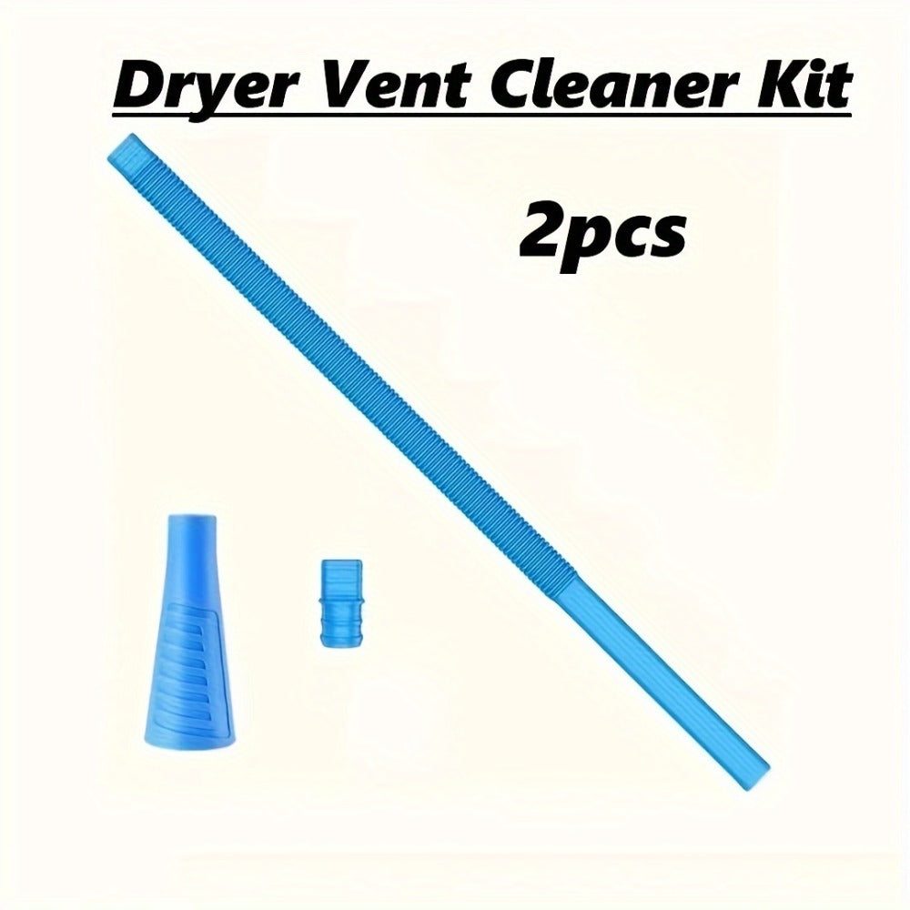 Dryer Vent Cleaner Kit Vacuum Hose Attachment Lint Remover Brush Flexible Dryer Duct Cleaning Tool for Removing Lint Debris Blockage from Dryer Vents and Exhaust Ducts