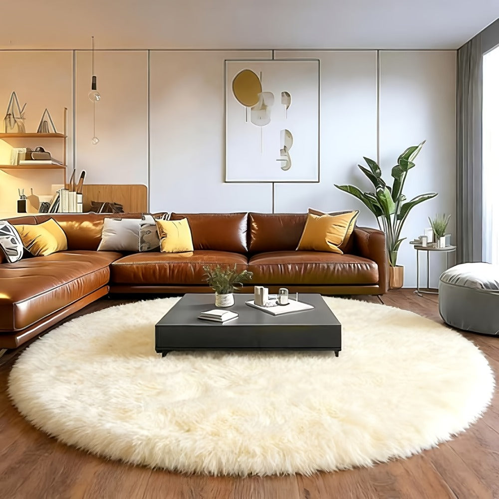Fluffy Area Rug Large Soft Shag Carpet for Living Room Bedroom ¨C Non-Slip Ultra Thick Plush Floor Mat, Multiple Sizes & Colors, Home Decor