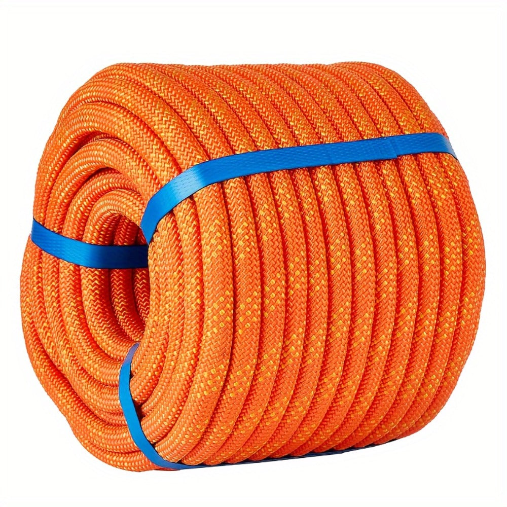 Double Braided Nylon Rope 1/2 Inch Heavy Duty Polyester ¨C 100ft 150ft 200ft Multi-Color for Anchoring Towing Cargo Sailing Dock Lines & Outdoor Use
