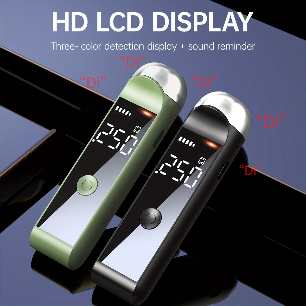 Rechargeable Breathalyzer Alcohol Tester ¨C Professional Digital Breath Alcohol Detector, Portable Personal Breathalyzer with LCD Display, Available in Green, Black & Pink