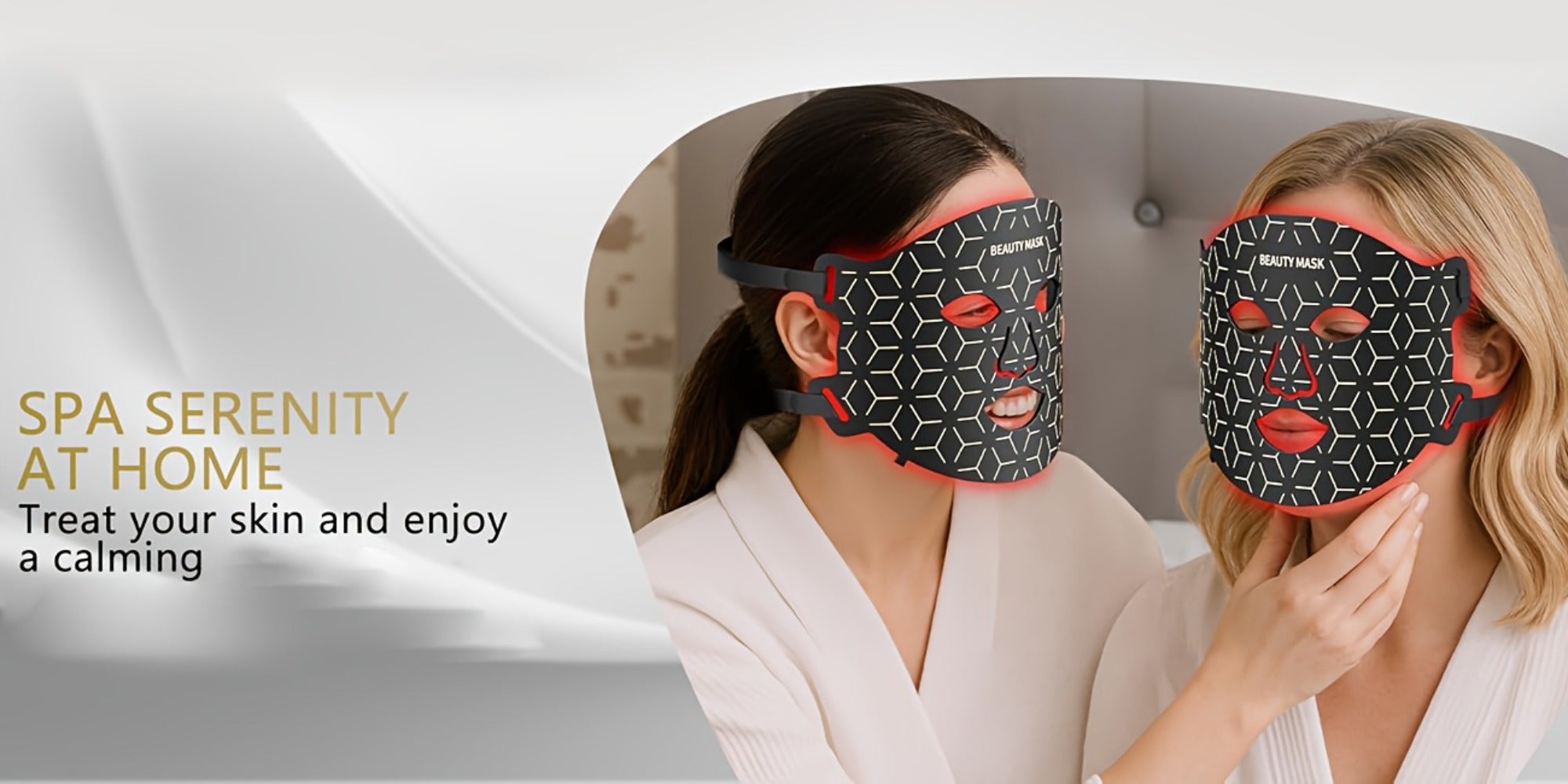 LED Face Mask ¨C 7-in-1 Red Light Therapy for Face & Neck, 93+80 LED Beads, Separate Silicone Applicator, 1800mAh Rechargeable, Adjustable Color Brightness & Timer, Anti-Aging Skin Care Gift for Women