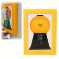 Wall Mounted Photo Frame Candy Dispenser with Shelf ¨C Space Saving Treat & Nut Storage Holder for Home Office Decor
