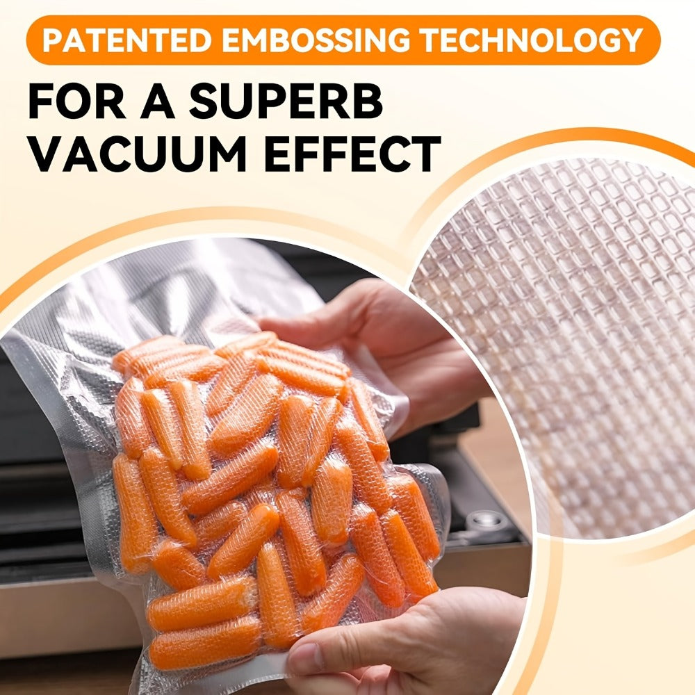 Vacuum Sealer Bags 250pcs - BPA-Free Food Storage Bags in 3 Sizes (6¡±x10¡±, 8¡±x12¡±, 11¡±x16¡±), Compatible with All Vacuum Sealing Machines for Meal Prep, Food Preservation & Sous Vide Cooking