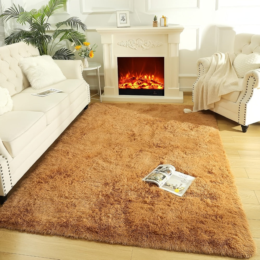 Fluffy Area Rug Large Soft Shag Carpet for Living Room Bedroom ¨C Non-Slip Ultra Thick Plush Floor Mat, Multiple Sizes & Colors, Home Decor