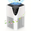 H13 True HEPA Air Purifier for Home ¨C Covers 1250 Sq Ft, LCD PM2.5 Monitor, 360¡ã Vortex Intake, 25dB Quiet, 3-Stage Filtration, Removes Smoke, Pet Dander & Pollen, Aromatherapy Diffuser, 3 Timer Settings