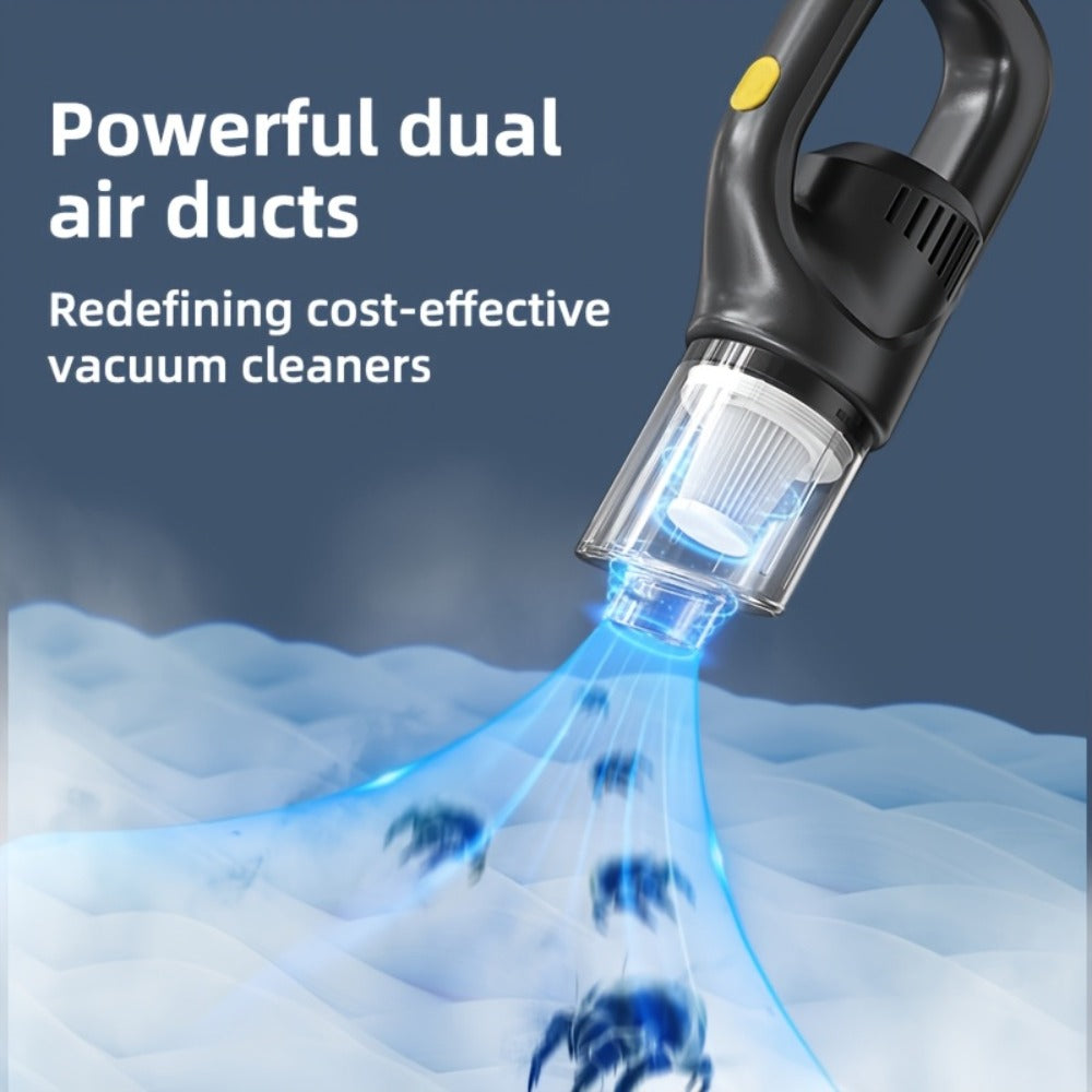 Cordless Handheld Vacuum Cleaner Rechargeable Lightweight Portable Strong Suction Mini Vacuum for Home Car Pet Hair Dust Debris Quick Cleanup